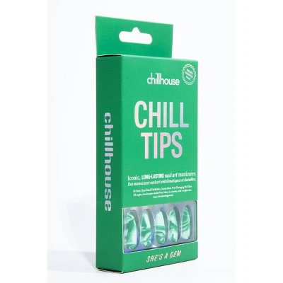 Chillhouse Chill Tips Press-On Fake Nails Shes a Gem 24ct - New - Image 9