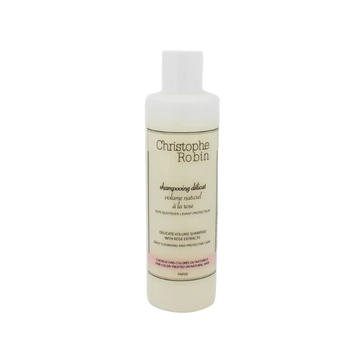Christophe Robin Delicate Volume Shampoo w Rose Extracts 8.33oz - New