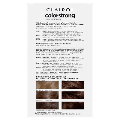 Clairol ColorStrong Permanent Hair Color Dye Kit 6 Light Brown - Imperfect Box - Image 2