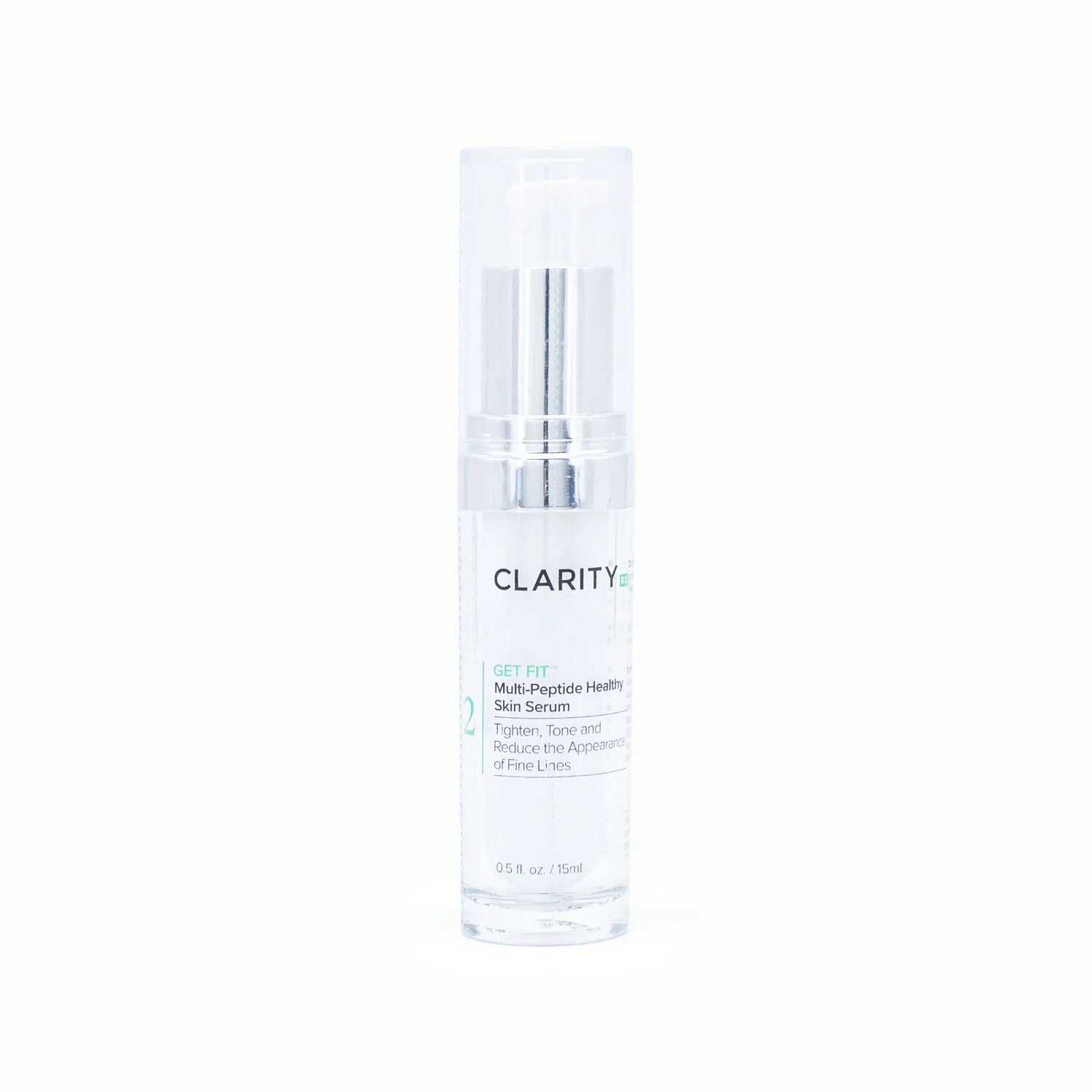 CLARITY RX Get Fit Multi-Peptide Healthy Skin Serum 0.5oz - Small Amount Missing
