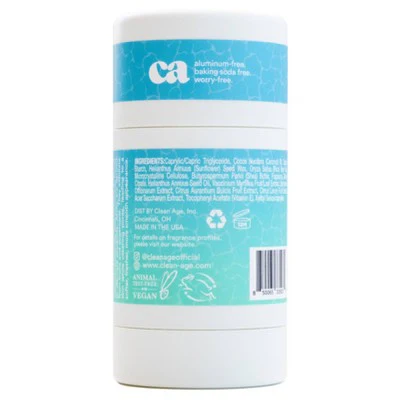 Clean Age Cedar & Sea Salt AHA Solid Deodorant for Teens 2.25oz - Imperfect Container - Image 2