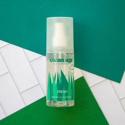Clean Age Fresh AHA Deodorant + Body Spray for Teens 4 fl oz - New - Image 5