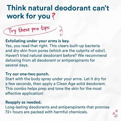 Clean Age Fresh AHA Deodorant + Body Spray for Teens 4 fl oz - New - Image 9