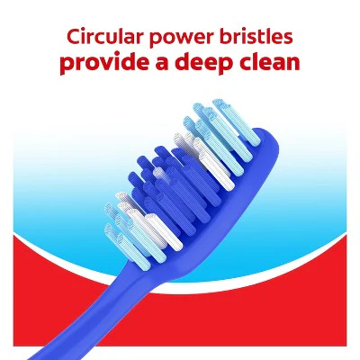 Colgate Extra Clean Full Head Toothbrush Medium 6ct - Imperfect Box - Image 5