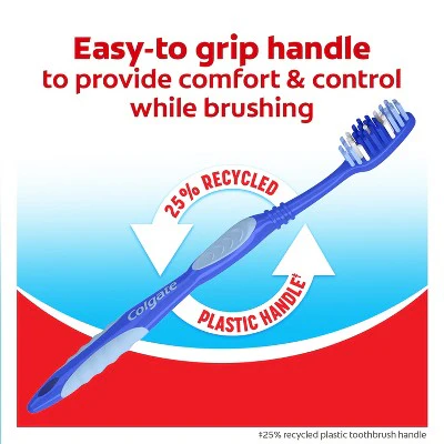 Colgate Extra Clean Full Head Toothbrush Medium 6ct - Imperfect Box - Image 7