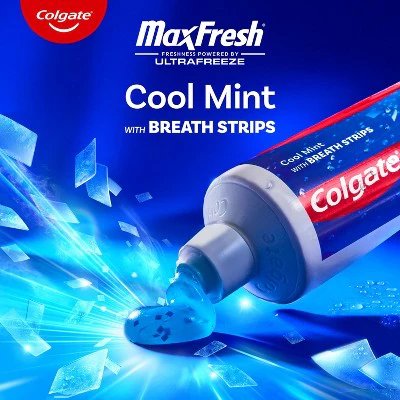 Colgate Max Fresh Toothpaste Cool Mint 6.3oz/3pk - Imperfect Box - Image 3
