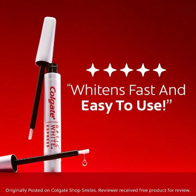 Colgate Optic White Express 7 Day Whitening Treatment Teeth Whitening Pen 0.08 fl oz - Imperfect Box - Image 6
