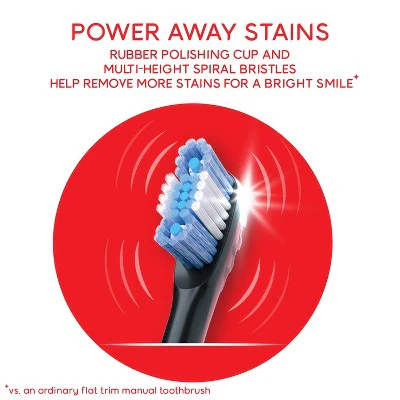 Colgate Optic White Pro Series Sonic Battery Powered Toothbrush Black - Imperfect Box - Image 5