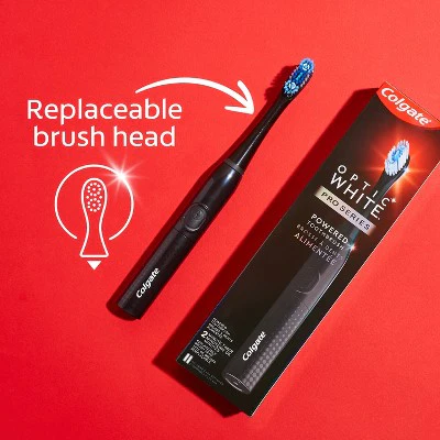 Colgate Optic White Pro Series Sonic Battery Powered Toothbrush Black - Imperfect Box - Image 7