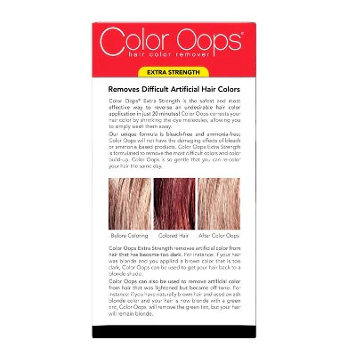 Color Oops Extra Strength Hair Color Remover 4 fl oz - Imperfect Box - Image 2