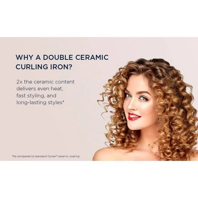 Conair Double Ceramic Curling Iron 3/4" - Imperfect Box - Image 6