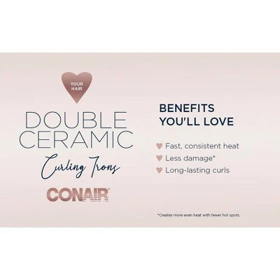 Conair Double Ceramic Curling Iron 3/4" - Imperfect Box - Image 8
