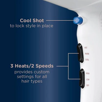 Conair Double Ceramic Hair Dryer 1875W - Imperfect Box - Image 7
