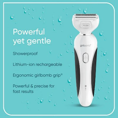 Conair Girlbomb Wet and Dry Cordless Rechargeable Foil Body Shaver 5pc - Imperfect Box - Image 3