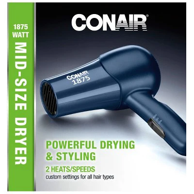 Conair Navy Mid Size Turbo Dryer - Imperfect Box - Image 2