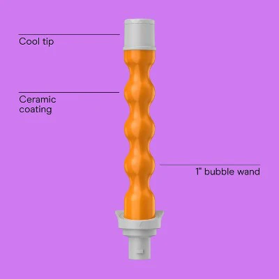 Conair Style Chemistry Bubble Curling Wand Attachment For Use With Style Chemistry Starter Kit Power Handle Orange 1" - New - Image 2