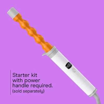 Conair Style Chemistry Bubble Curling Wand Attachment For Use With Style Chemistry Starter Kit Power Handle Orange 1" - New - Image 3
