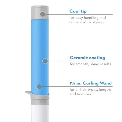 Conair Style Chemistry Curling Wand Attachment Sky Blue - Imperfect Box - Image 4