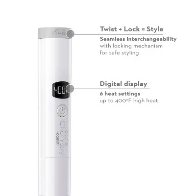Conair Style Chemistry Flat Iron Attachment For Use With Style Chemistry Starter Kit Power Handle 1" - Imperfect Box - Image 6
