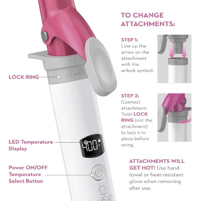 Conair Style Chemistry Starter Kit Power Handle + Curling Iron - Imperfect Box - Image 5