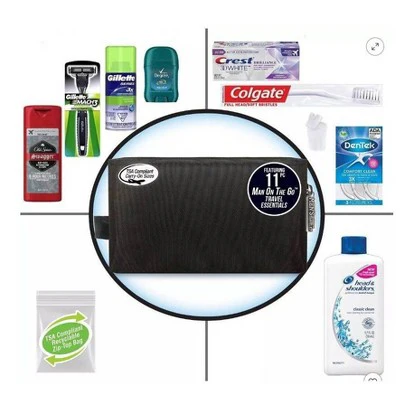 Convenience Kits International Men's Bath and Body Deluxe Travel Kit - New - Image 2