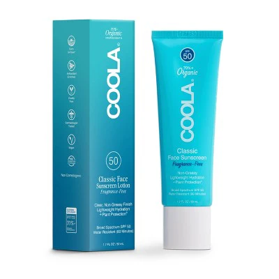 Coola Classic Sunscreen Face Lotion SPF 50 1.7fl oz - Imperfect Box - Image 3