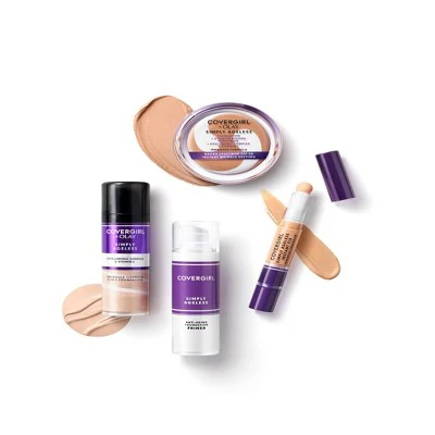 COVERGIRL + Olay Simply Ageless 3-in-1 Liquid Foundation 225 Buff Beige 1 fl oz - Imperfect Container - Image 4