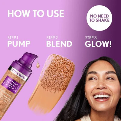 COVERGIRL Simply Ageless Skin Perfector Essence 50 Medium Tan 1 fl oz - Imperfect Container - Image 16