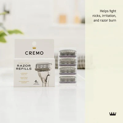 Cremo Barber Grade Razor Refills 4ct - Imperfect Box - Image 3