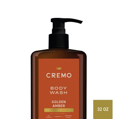Cremo Body Wash Golden Amber 32 fl oz - New