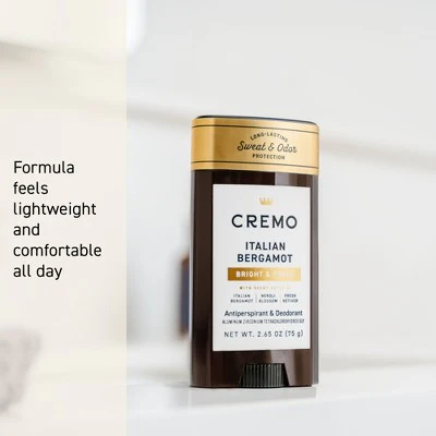 Cremo Solid Antiperspirant Italian Bergamot 2.65oz - Imperfect Container - Image 5