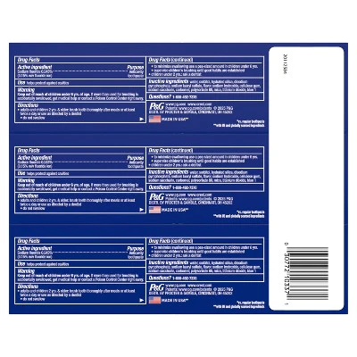 Crest 3D White Advanced Teeth Whitening Toothpaste Radiant Mint 3.3oz/3pk - Missing Box - Image 9