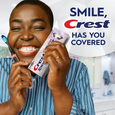 Crest 3D White Brilliance Vibrant Toothpaste Peppermint 4.6oz/2pk - New - Image 10