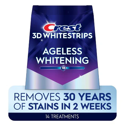 Crest 3D Whitestrips Ageless Whitening Whitening Kit 14ct - Imperfect Box - Image 11