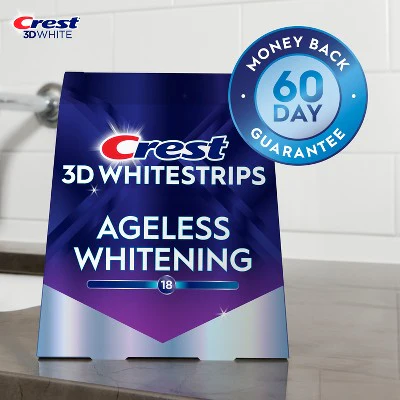 Crest 3D Whitestrips Ageless Whitening Whitening Kit 14ct - Imperfect Box - Image 4