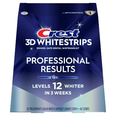 Crest 3D Whitestrips Professional Whitening Kit 20 Treatments - Imperfect Box - Image 2