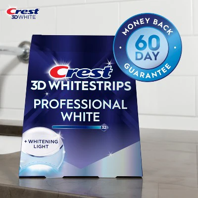 Crest 3D Whitestrips Professional White with Light Teeth Whitening Kit 19 Treatments - Imperfect Box - Image 4