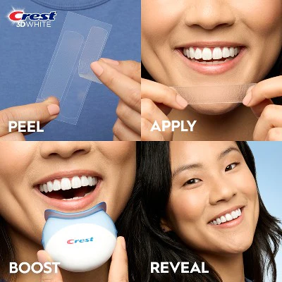 Crest 3D Whitestrips Professional White with Light Teeth Whitening Kit 19 Treatments - Imperfect Box - Image 6