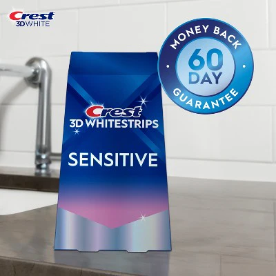 Crest 3D Whitestrips Sensitive White Kit 14 Treatments - Imperfect Box - Image 5