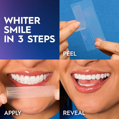 Crest 3D Whitestrips Vivid White Teeth Whitening Kit 12 Treatments - Imperfect Box - Image 7