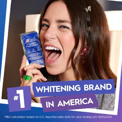 Crest 3D Whitestrips Vivid White Teeth Whitening Kit 12 Treatments - Imperfect Box - Image 9