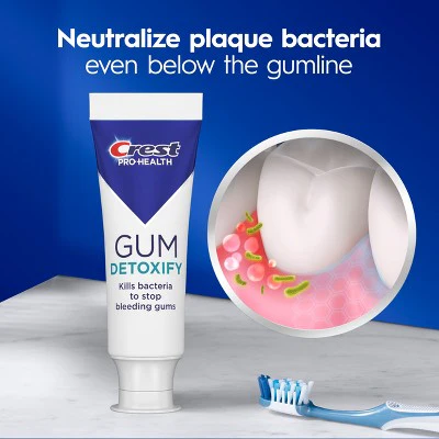 Crest Pro-Health Gum Detoxify Deep Clean Toothpaste 4.8oz/2pk - Missing Box - Image 6
