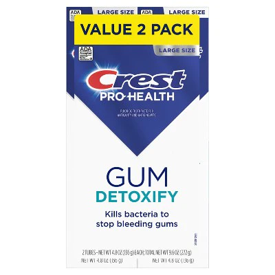 Crest Pro-Health Gum Detoxify Deep Clean Toothpaste 4.8oz/2pk - Missing Box - Image 8