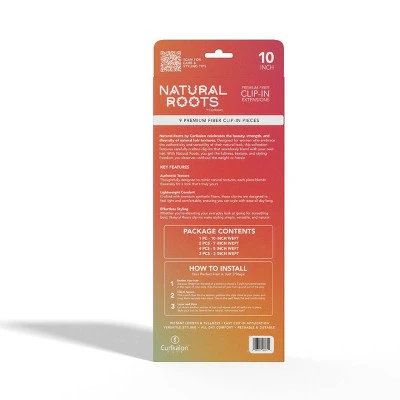 Curlkalon Kinky Curly 10 inch Clip-In Natural Black Hair Extension 9ct - Imperfect Box - Image 2