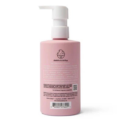 Dabble & Dollop Kids 3-in-1 Shampoo, Body Wash & Bubble Bath Coconut 10 fl oz - New - Image 2