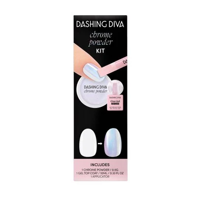 Dashing Diva Chrome Powder Kit Emerald Pearl 3ct - New