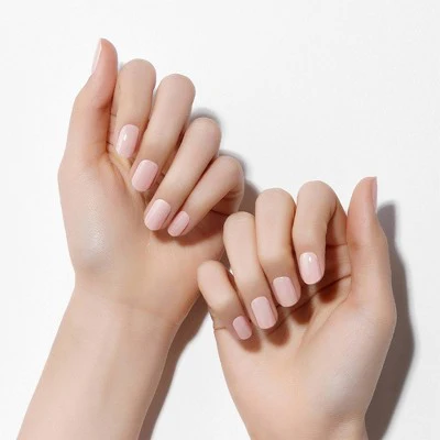 Dashing Diva Glaze Semi-Cured Gel Nail Polish Strips Starter Kit Pale Blush 32ct - Imperfect Box - Image 2