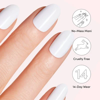 Dashing Diva Mani/Pedi Gloss Nail Art White Flag 54ct - Imperfect Box - Image 7
