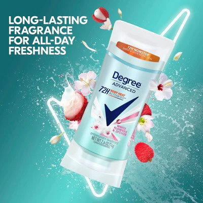 Degree Advanced White Flowers & Lychee 72 Hour Antiperspirant & Deodorant 2.6oz - New - Image 7