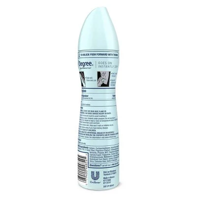 Degree Ultra Clear Black + White Pure Clean Antiperspirant & Deodorant Dry Spray 3.8oz/2ct - New - Image 2
